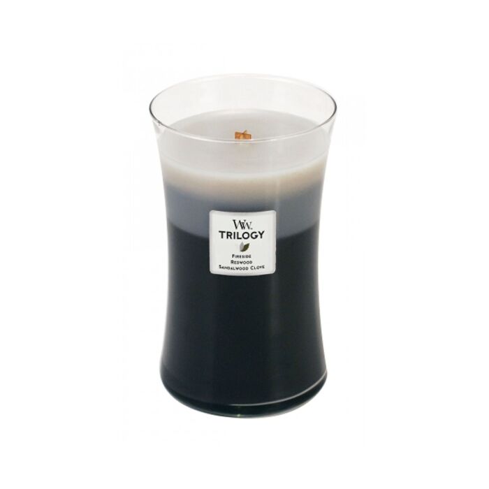 WoodWick® Trilogy Large Candle - Warm Woods-1